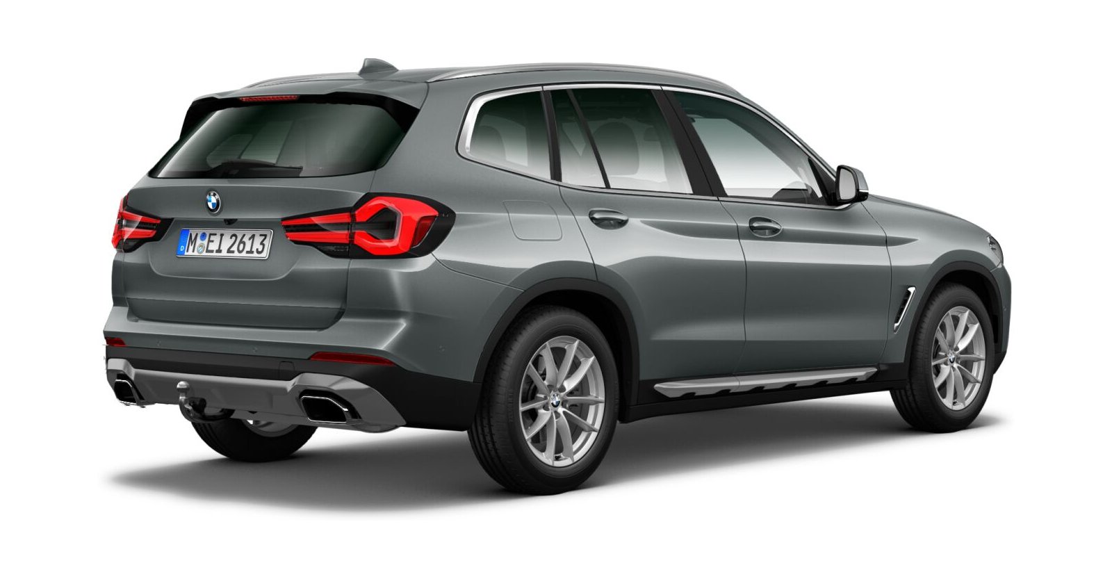 BMW BMW X in Grau von hinten BMW BMW X in Grau von hinten