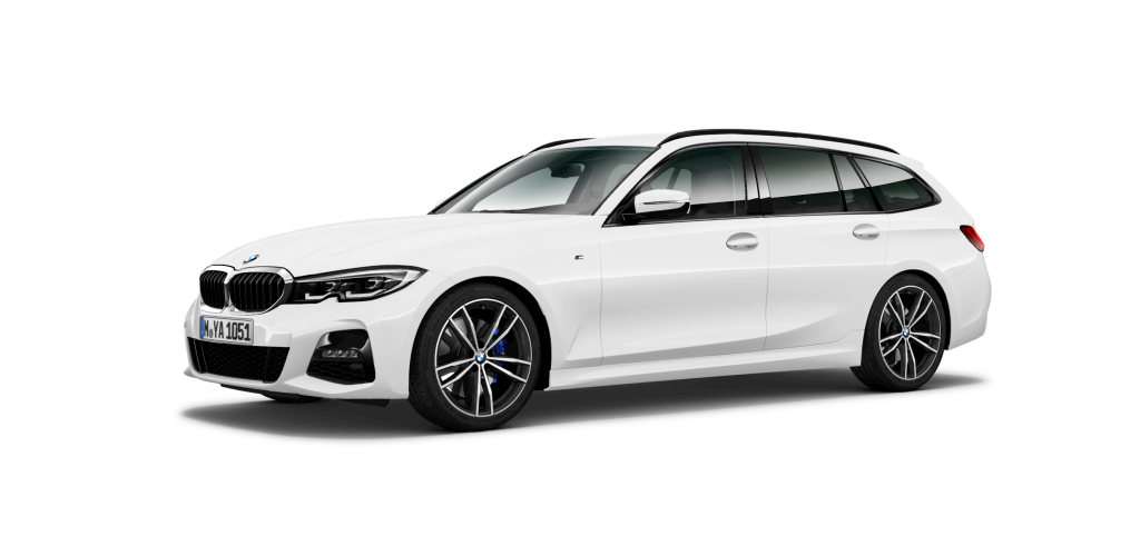 BMW BMW 3er in Weiß von vorne BMW BMW 3er in Weiß von vorne