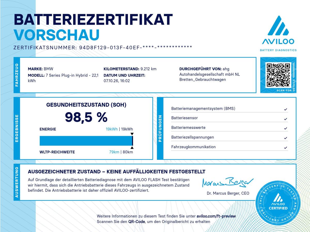 Originalaufnahme des Fahrzeugs