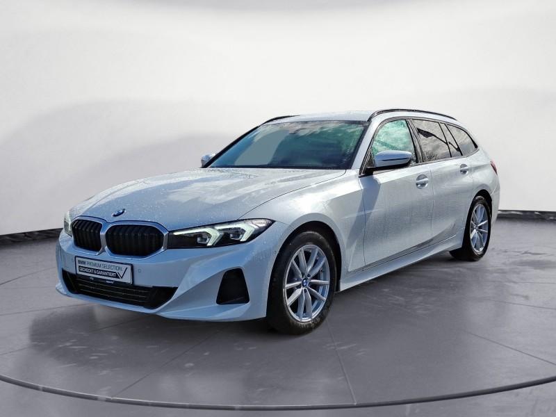 BMW 318i Touring von vorne in Weiß