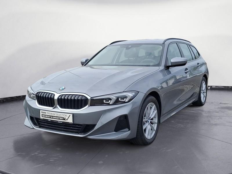 BMW 318i Touring von vorne in Grau