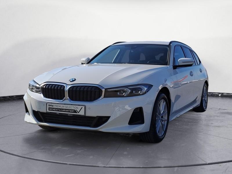BMW 318i Touring von vorne in Weiß