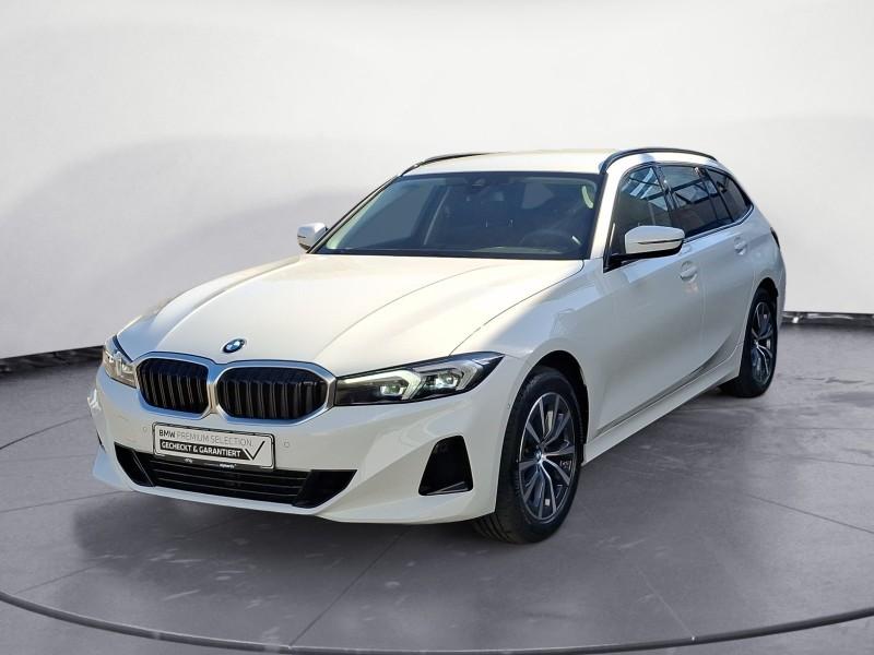BMW 318i Touring von vorne in Weiß