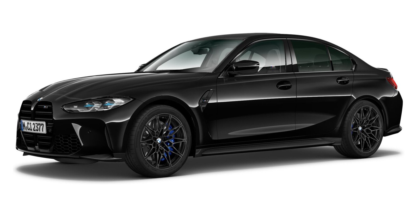 BMW BMW M in Schwarz von vorne BMW BMW M in Schwarz von vorne