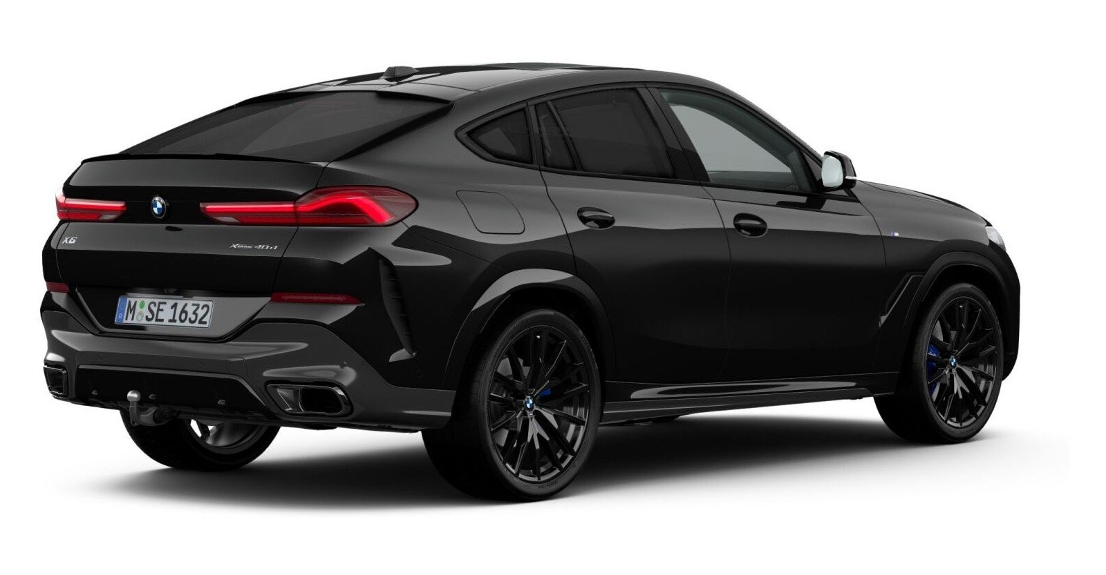 BMW BMW X in Schwarz von hinten BMW BMW X in Schwarz von hinten