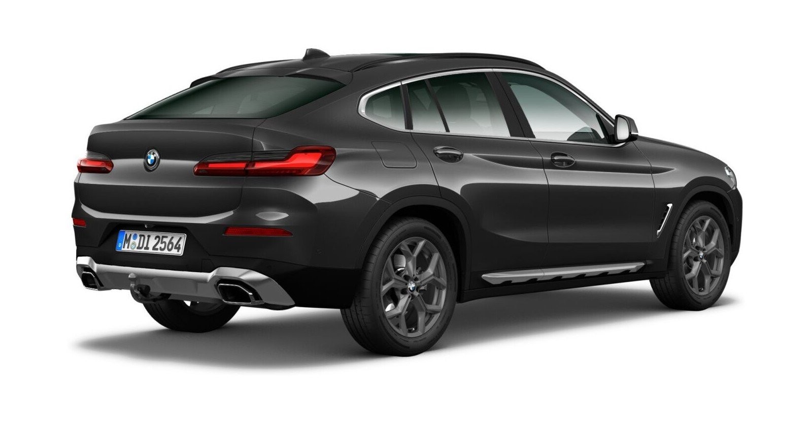 BMW BMW X in Grau von hinten BMW BMW X in Grau von hinten