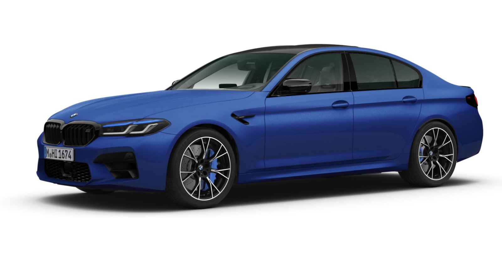 BMW BMW M in Blau von vorne BMW BMW M in Blau von vorne