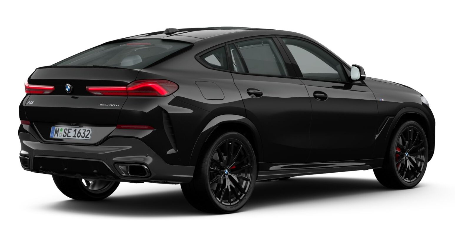 BMW BMW X in Schwarz von hinten BMW BMW X in Schwarz von hinten