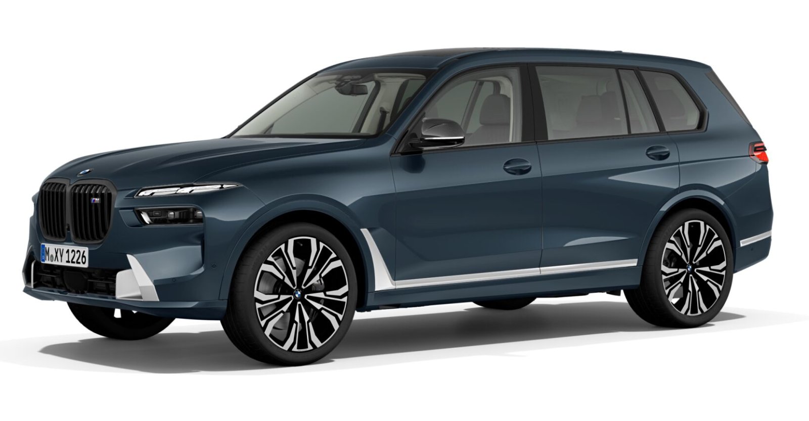 BMW X7 M60i xDrive in Individual von vorne BMW X7 M60i xDrive in Individual von vorne