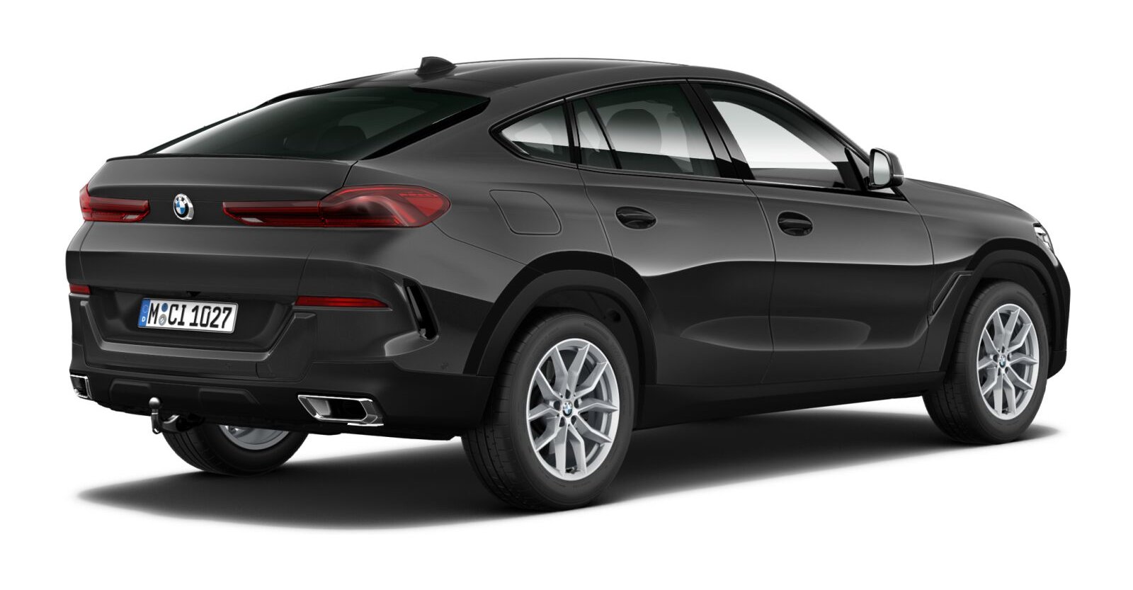 BMW BMW X in Grau von hinten BMW BMW X in Grau von hinten