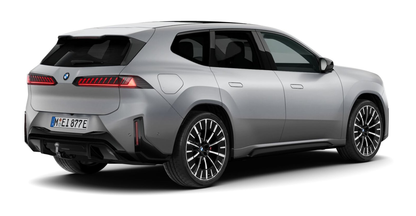 BMW BMW I in Silber von hinten BMW BMW I in Silber von hinten