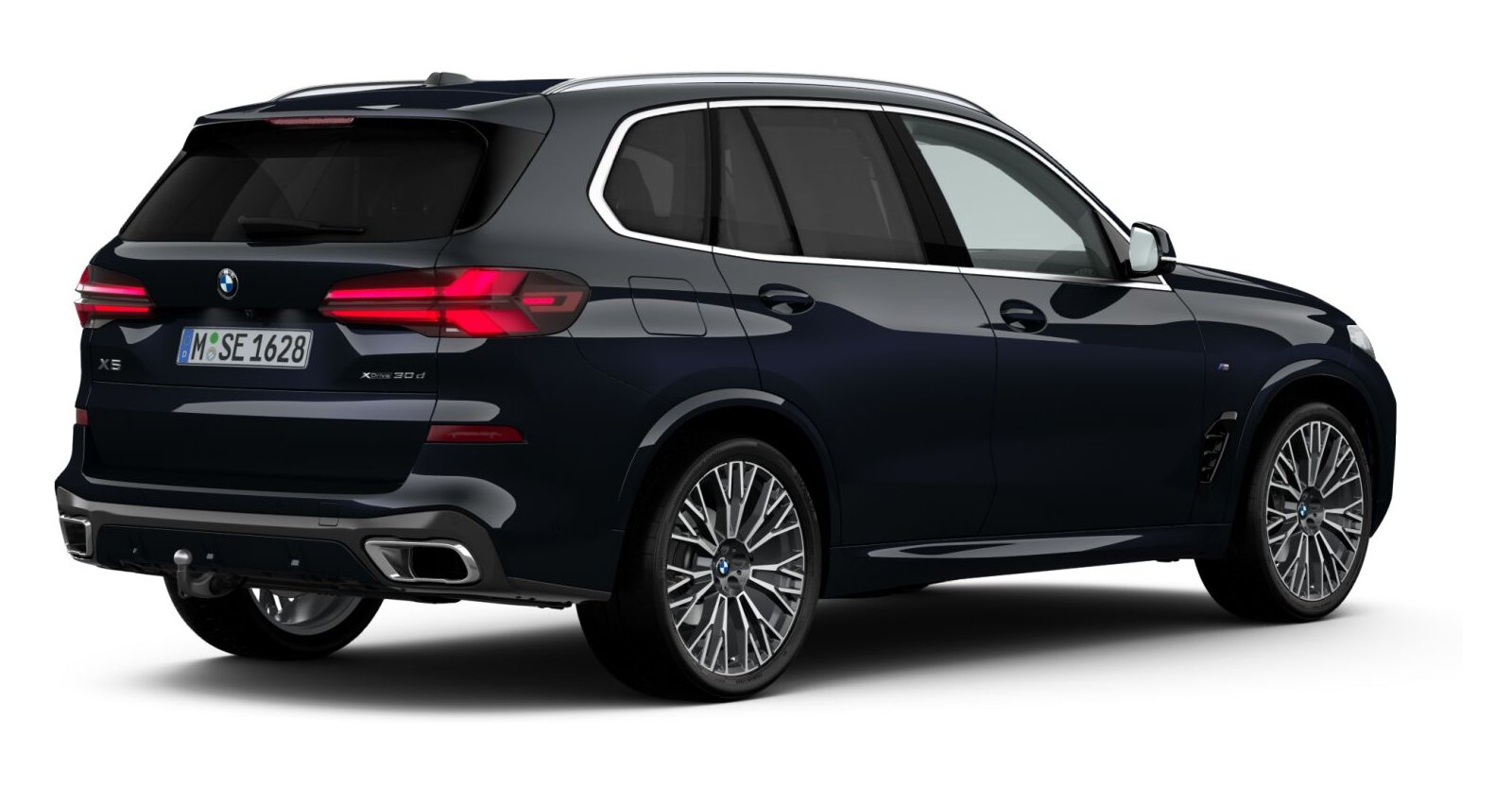 BMW BMW X in Schwarz von hinten BMW BMW X in Schwarz von hinten