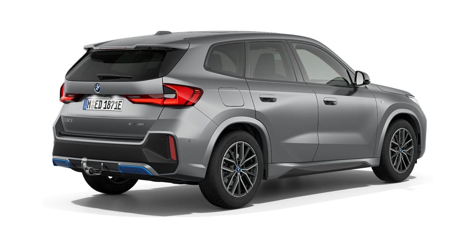 BMW BMW I in Grau von hinten BMW BMW I in Grau von hinten