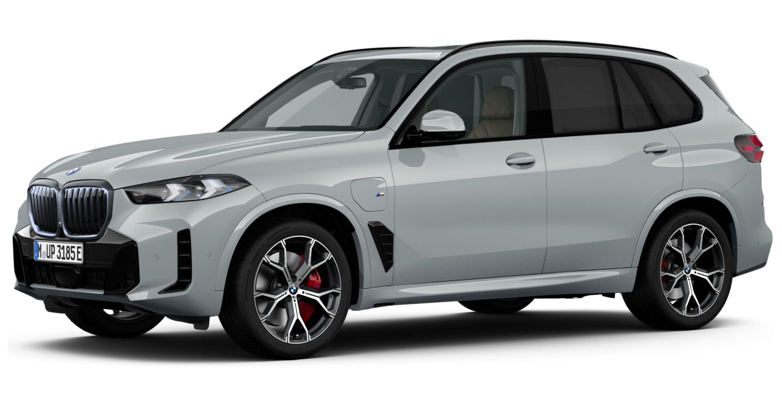 BMW X5 xDrive50e in Grau von vorne BMW X5 xDrive50e in Grau von vorne