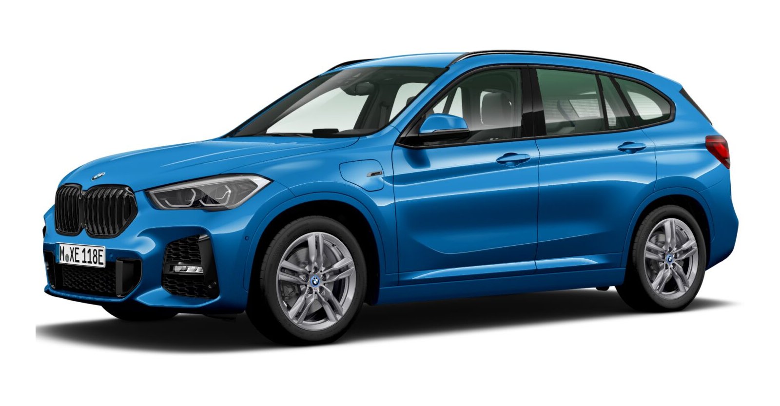 BMW BMW X in Blau von vorne BMW BMW X in Blau von vorne