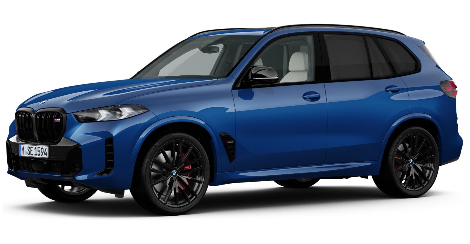BMW BMW X in Blau von vorne BMW BMW X in Blau von vorne