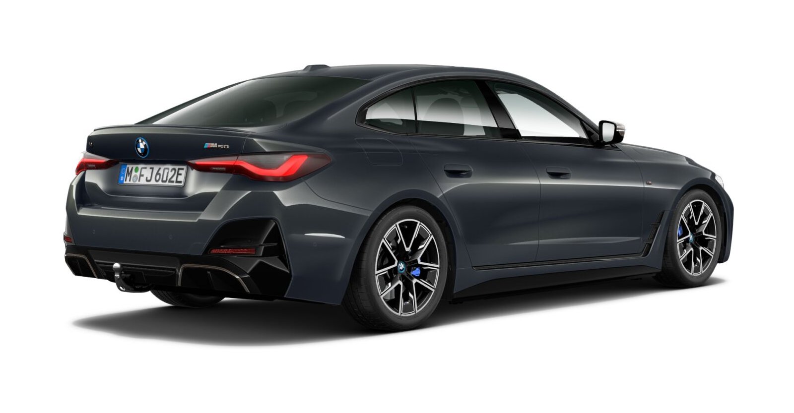 BMW BMW I in Grau von hinten BMW BMW I in Grau von hinten