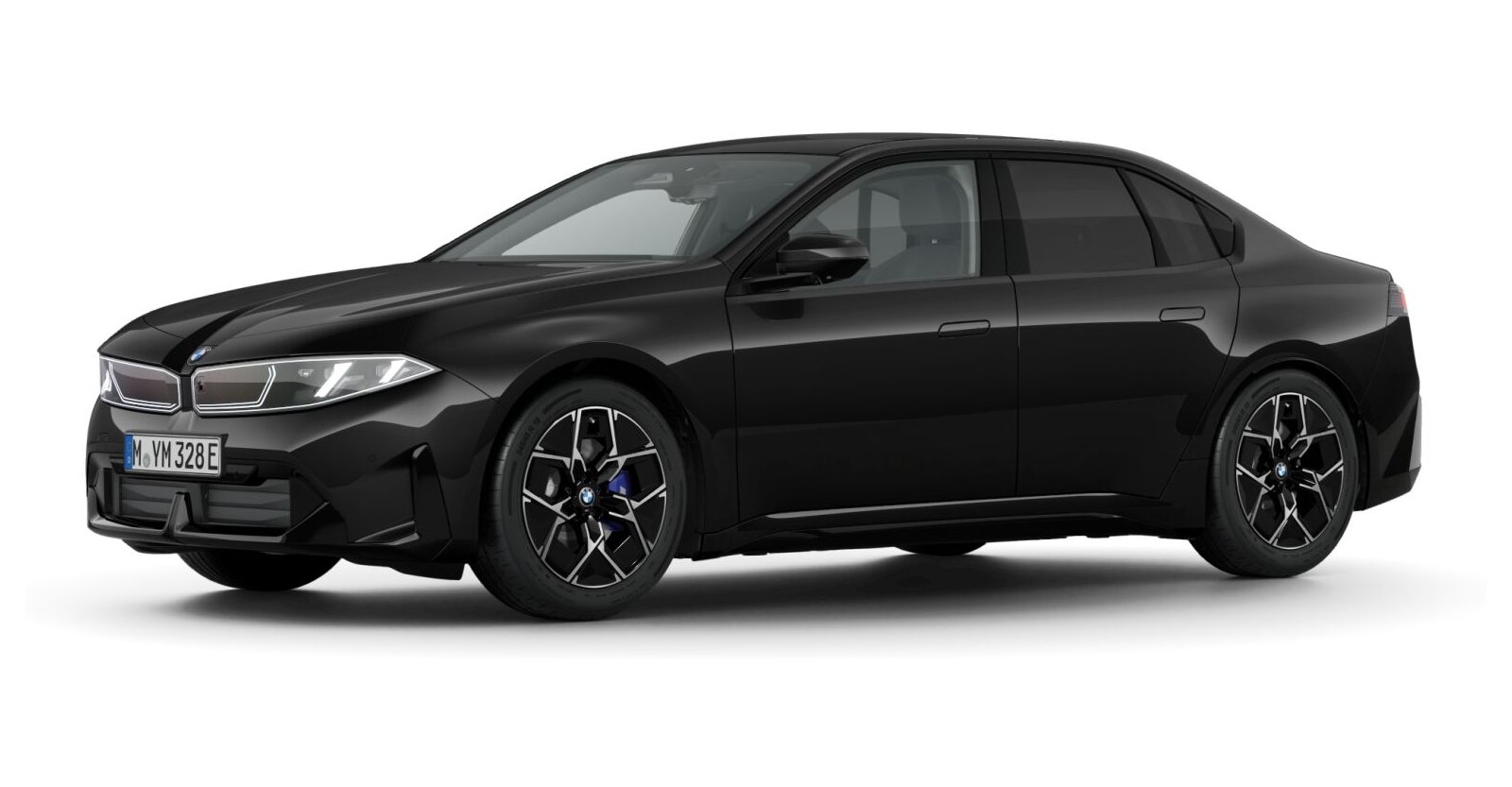 BMW i3 50 xDrive in Schwarz von vorne BMW i3 50 xDrive in Schwarz von vorne