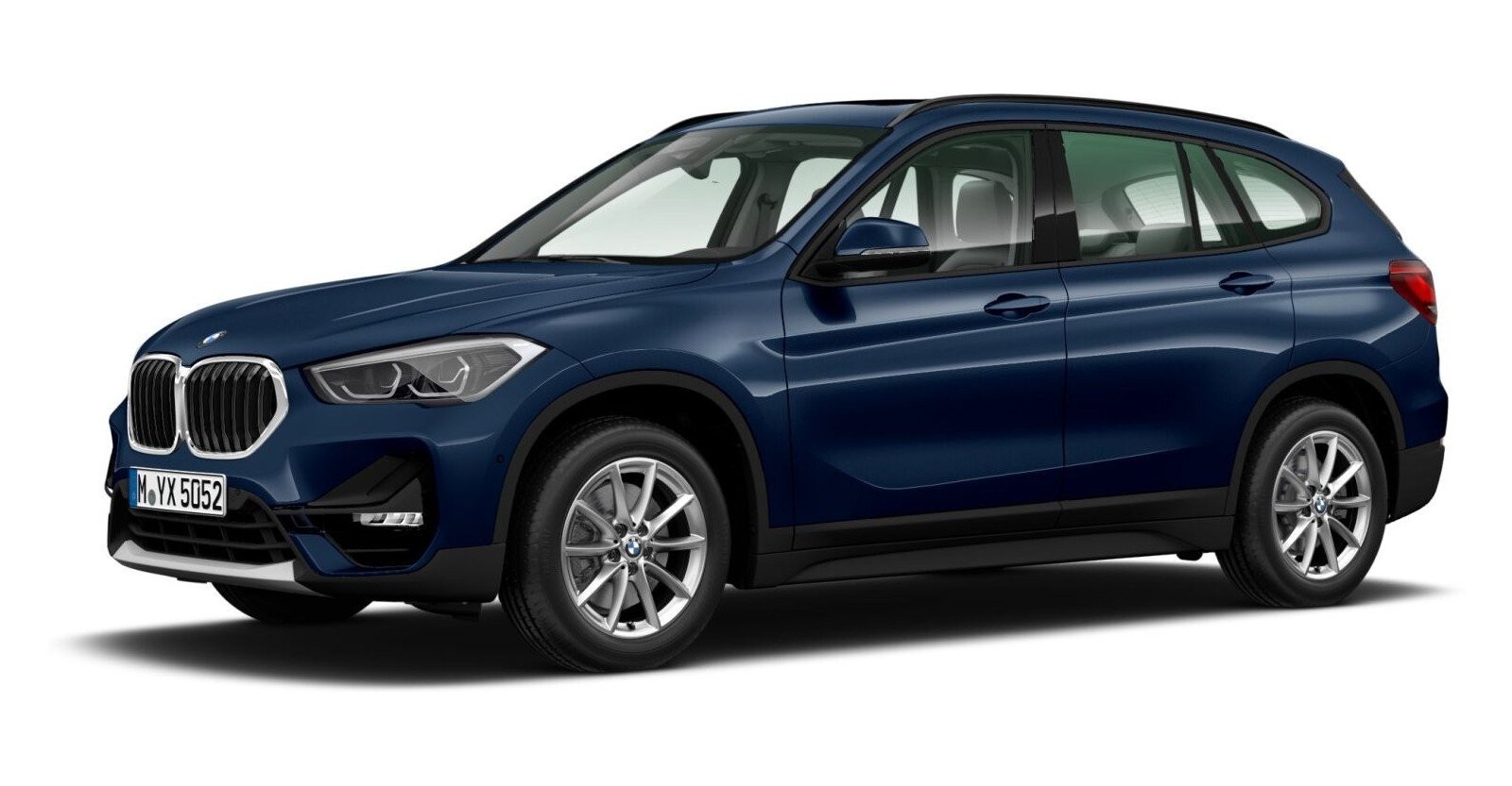 BMW BMW X in Blau von vorne BMW BMW X in Blau von vorne