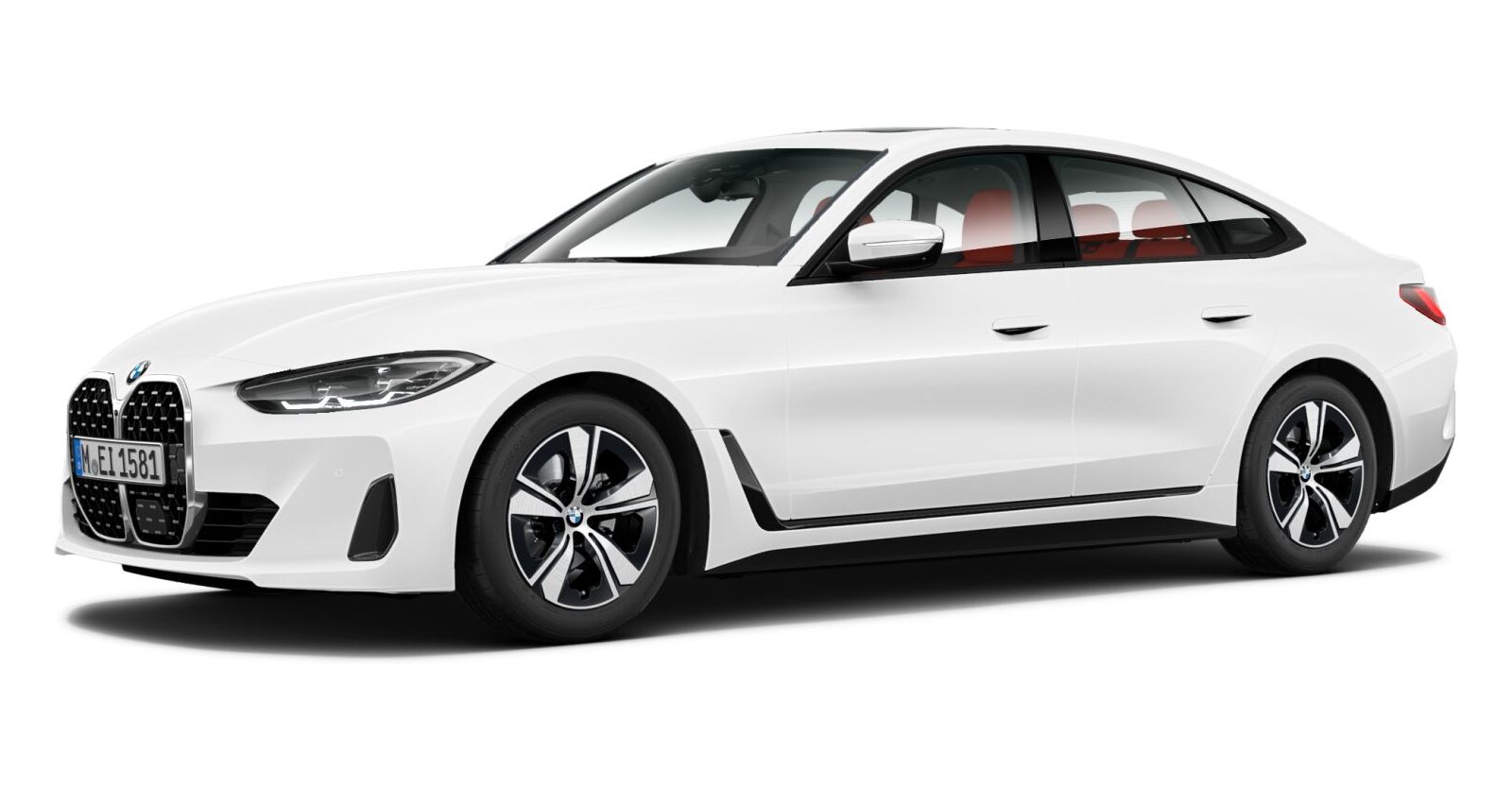 BMW BMW 4er in Weiß von vorne BMW BMW 4er in Weiß von vorne