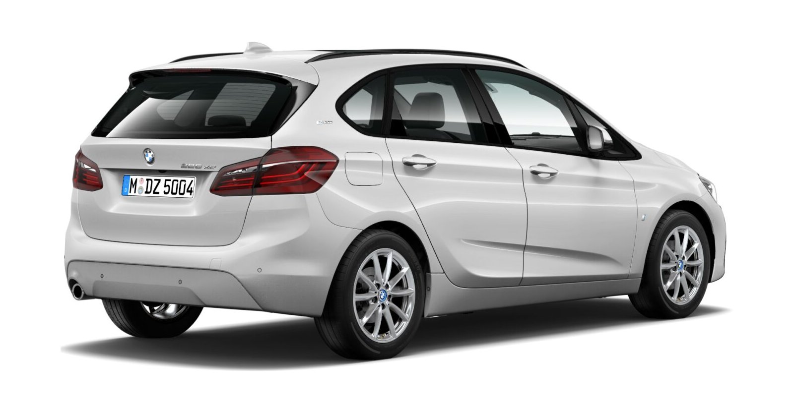 BMW BMW 2er in Weiß von hinten BMW BMW 2er in Weiß von hinten