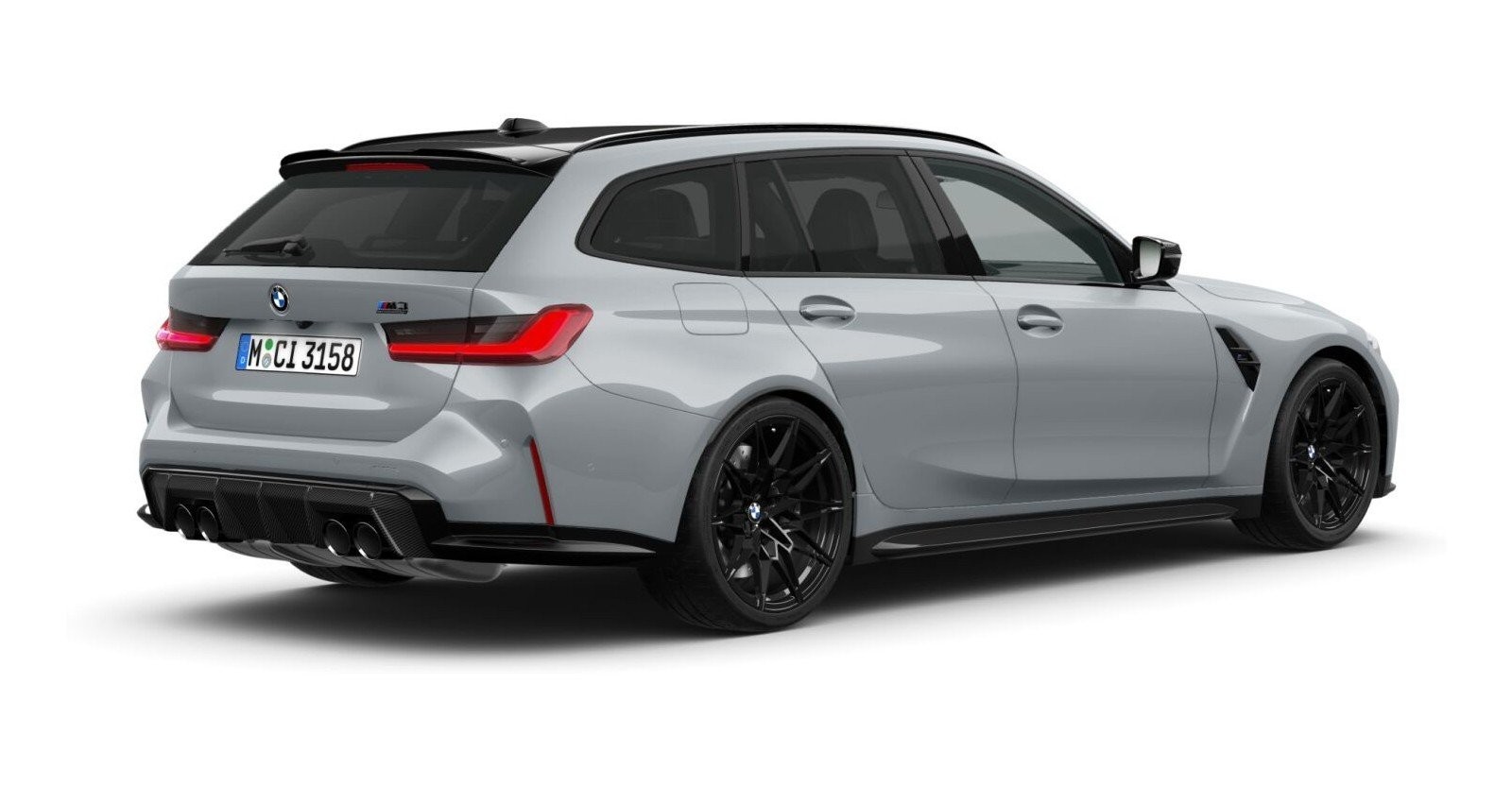 BMW BMW M in Grau von hinten BMW BMW M in Grau von hinten