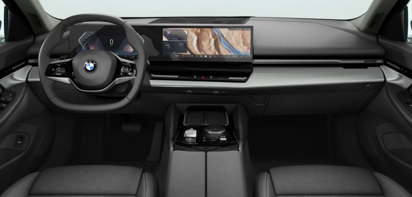 BMW BMW 5er im Innenraum von vorne BMW BMW 5er im Innenraum von vorne