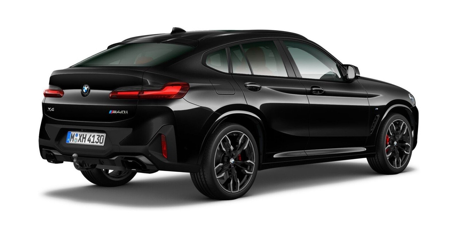 BMW BMW X in Schwarz von hinten BMW BMW X in Schwarz von hinten
