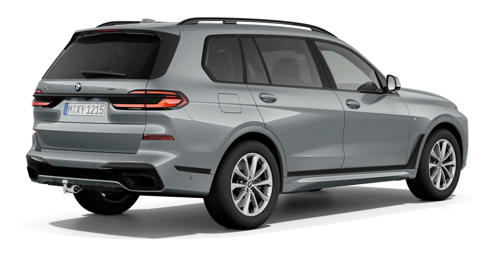 BMW BMW X in Grau von hinten BMW BMW X in Grau von hinten