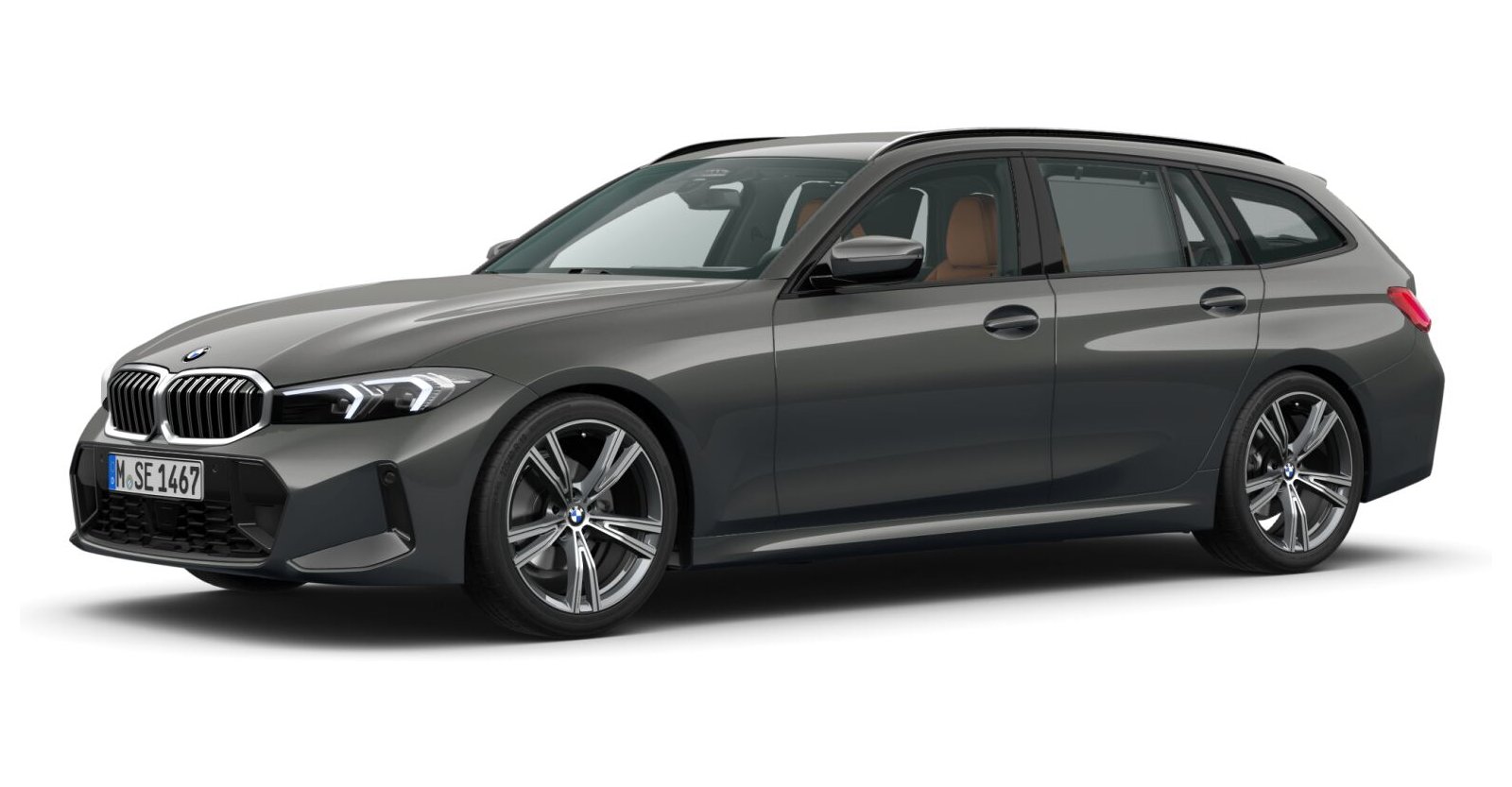 BMW BMW 3er in Grau von vorne BMW BMW 3er in Grau von vorne