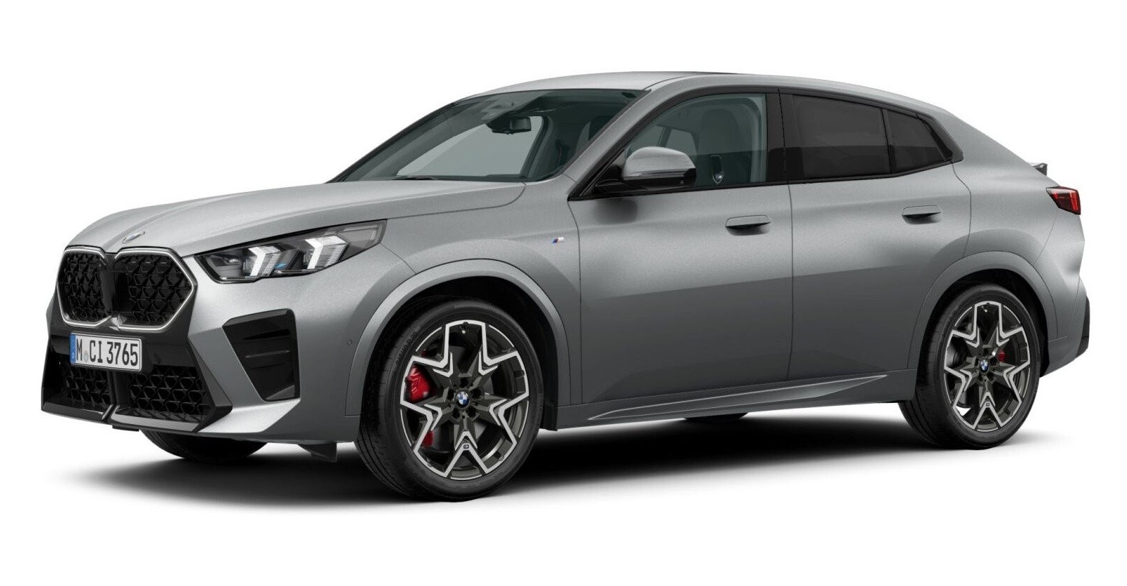 BMW X2 sDrive20i in Grau von vorne BMW X2 sDrive20i in Grau von vorne
