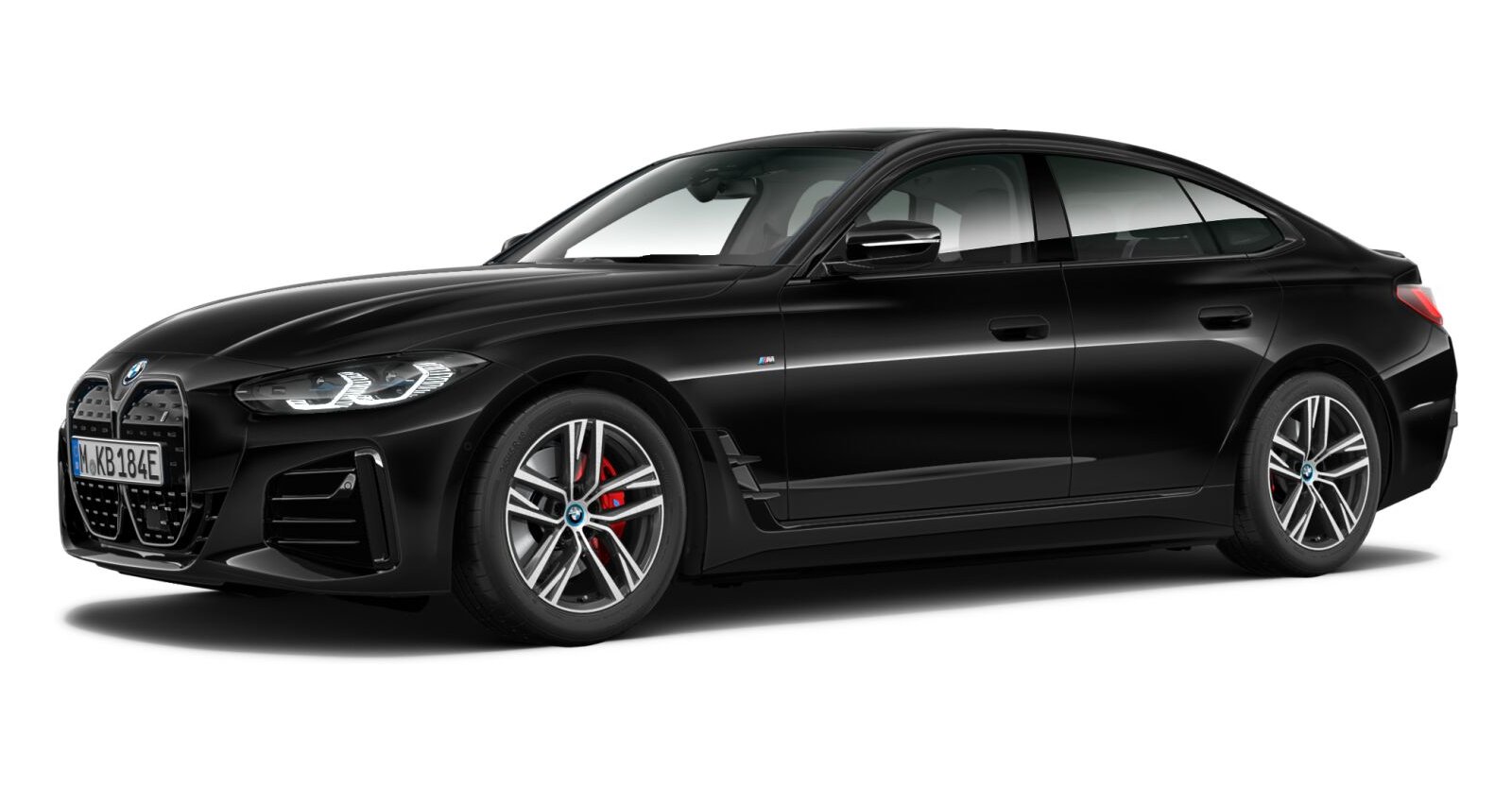 BMW BMW I in Schwarz von vorne BMW BMW I in Schwarz von vorne