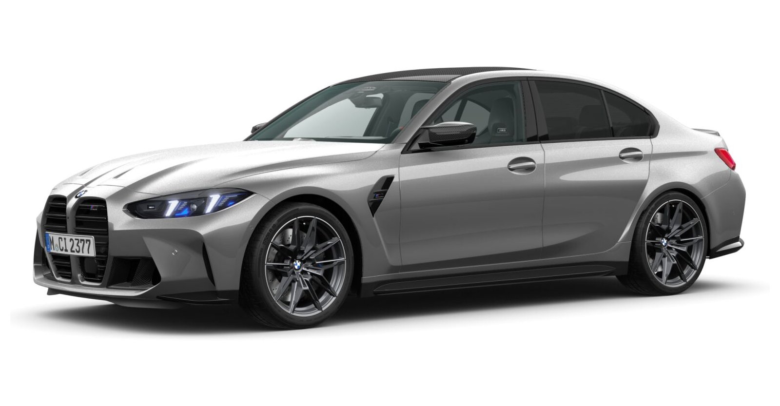 BMW M3 Competition Limousine mit M xDrive in Individual von vorne BMW M3 Competition Limousine mit M xDrive in Individual von vorne