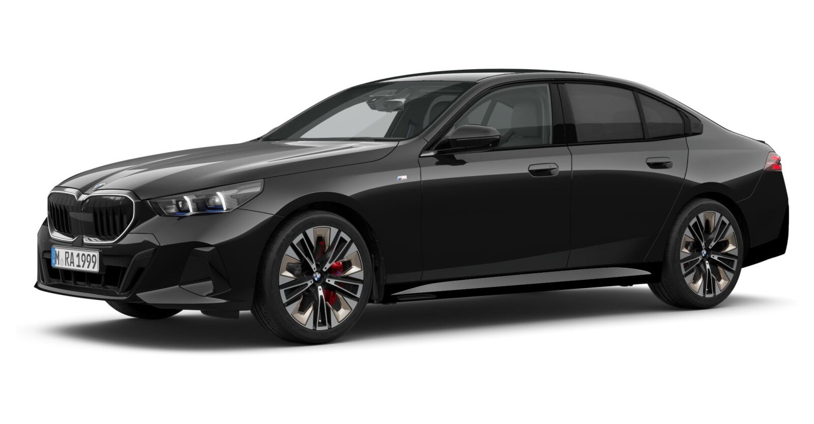 BMW BMW 5er in Schwarz von vorne BMW BMW 5er in Schwarz von vorne