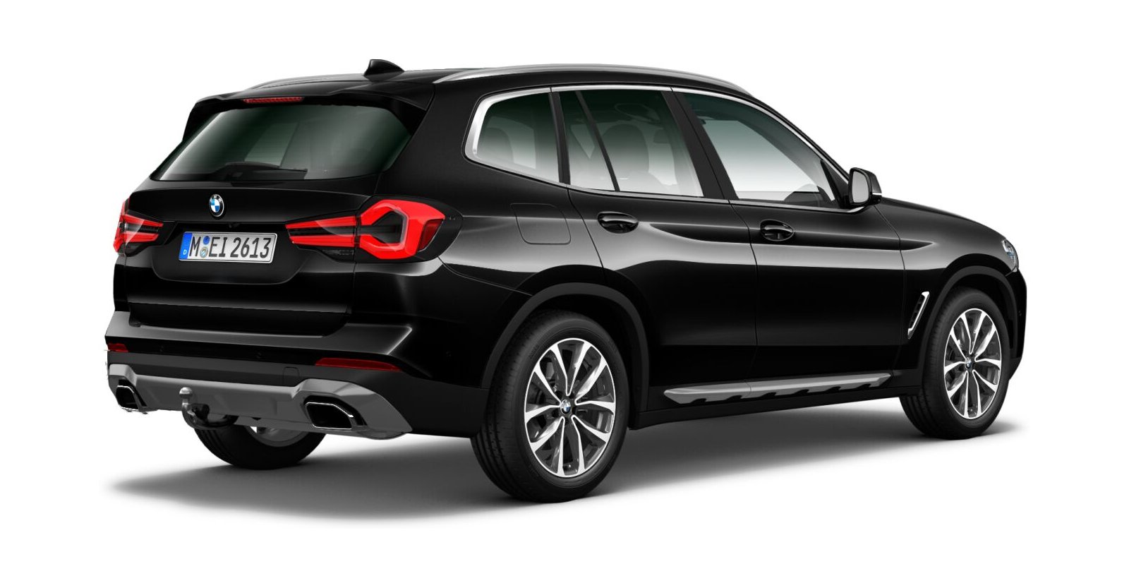 BMW BMW X in Schwarz von hinten BMW BMW X in Schwarz von hinten