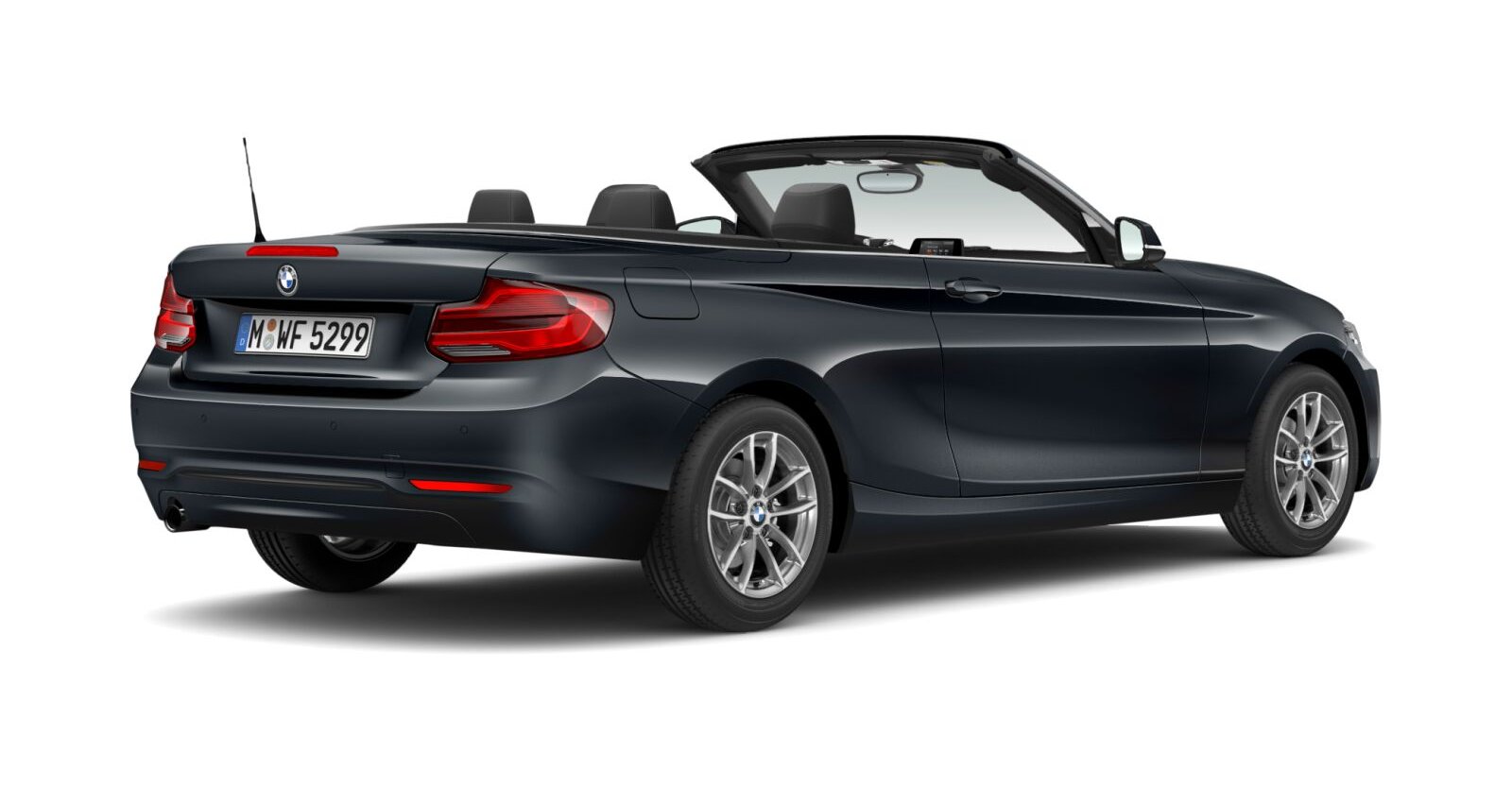 BMW BMW 2er in Grau von hinten BMW BMW 2er in Grau von hinten