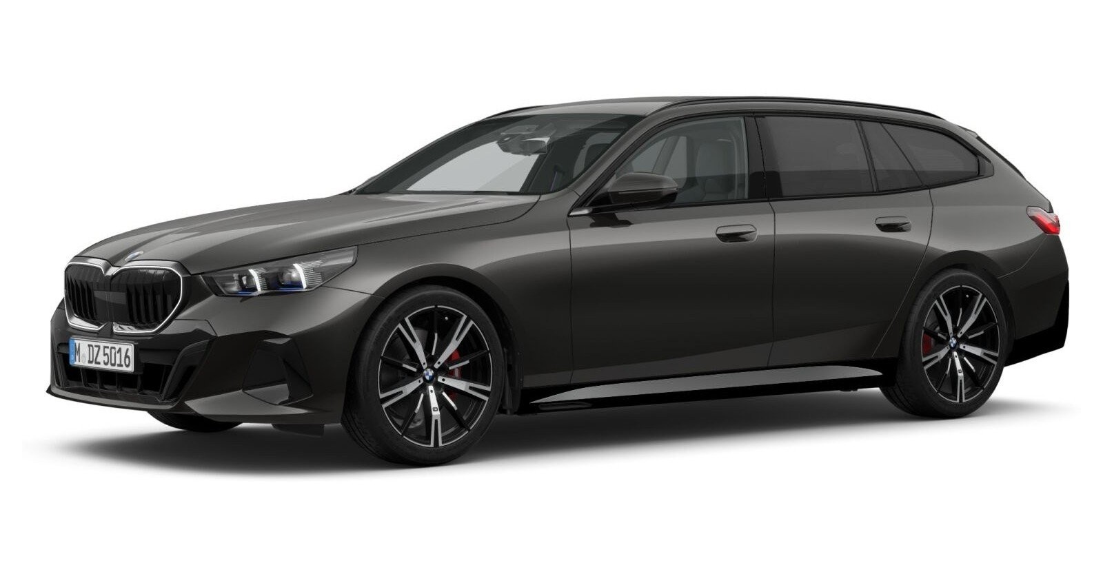 BMW 520d xDrive Touring in Grau von vorne BMW 520d xDrive Touring in Grau von vorne