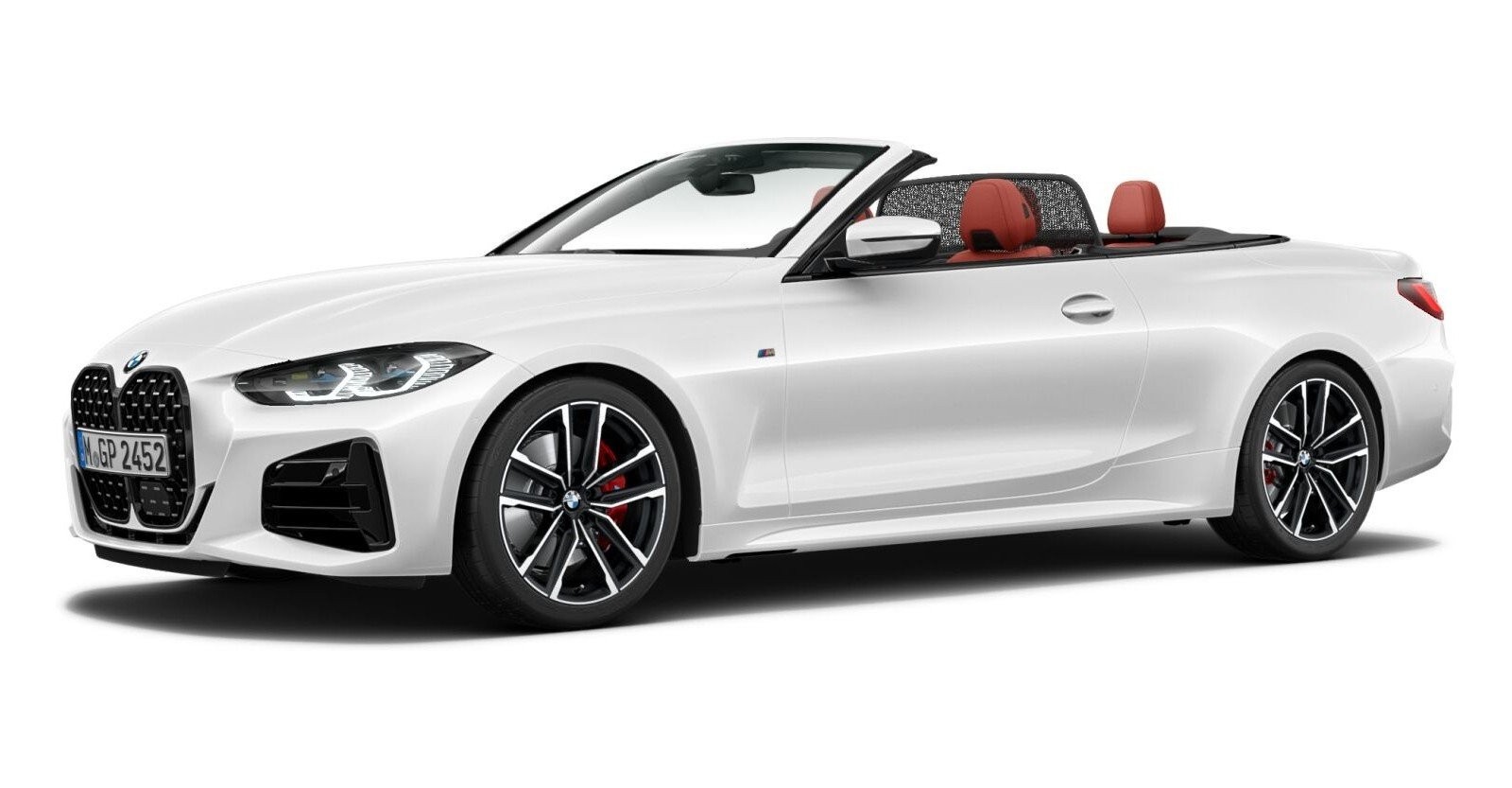BMW BMW 4er in Weiß von vorne BMW BMW 4er in Weiß von vorne
