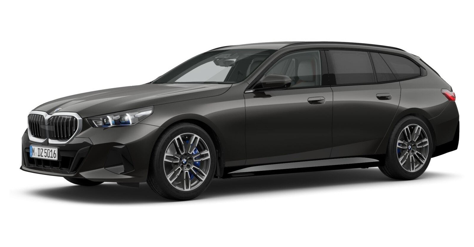 BMW 540d xDrive Touring in Grau von vorne BMW 540d xDrive Touring in Grau von vorne