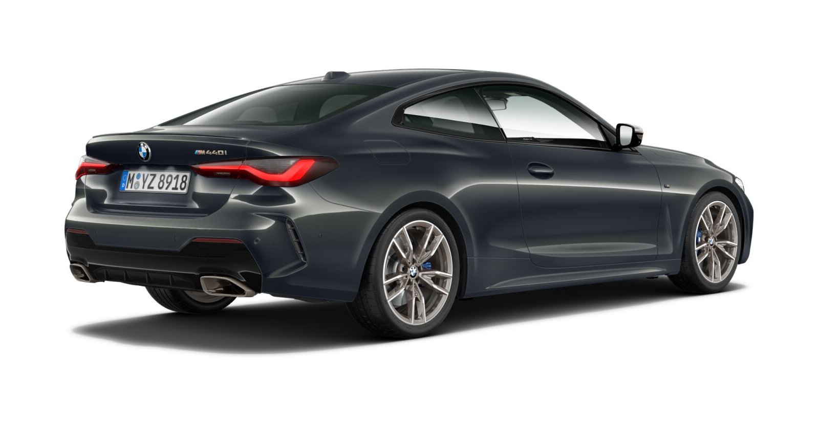 BMW BMW 4er in Grau von hinten BMW BMW 4er in Grau von hinten
