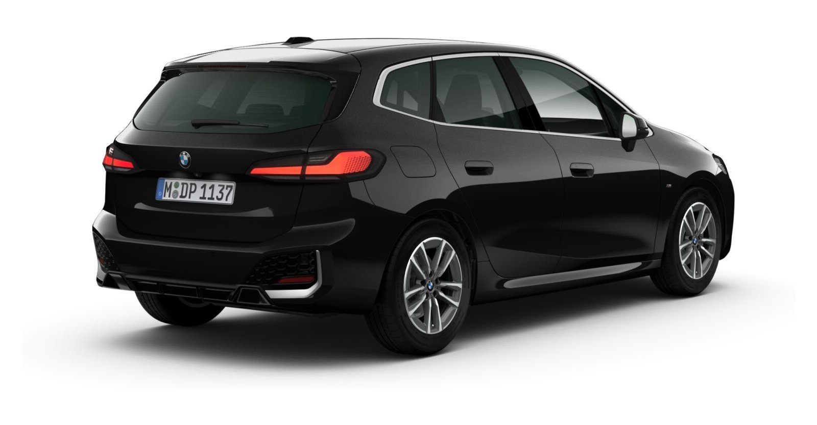 BMW BMW 2er in Schwarz von hinten BMW BMW 2er in Schwarz von hinten