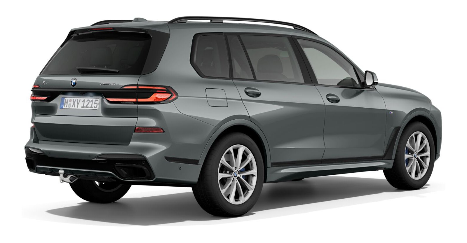BMW BMW X in Grau von hinten BMW BMW X in Grau von hinten