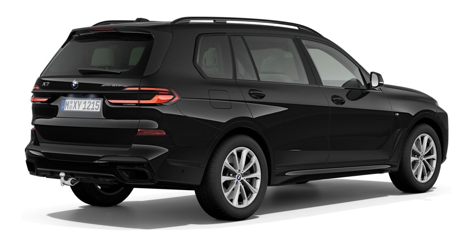 BMW BMW X in Schwarz von hinten BMW BMW X in Schwarz von hinten
