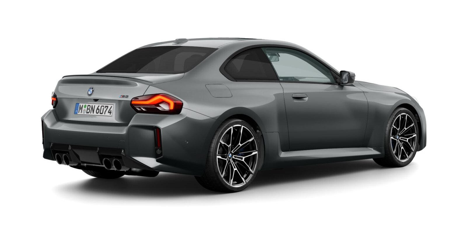BMW BMW M in Grau von hinten BMW BMW M in Grau von hinten