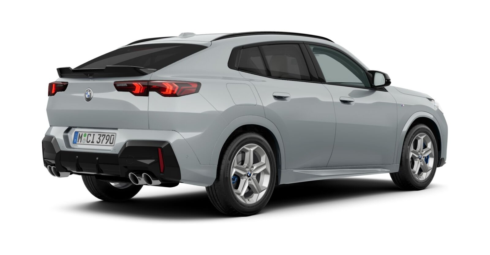 BMW BMW X in Grau von hinten BMW BMW X in Grau von hinten