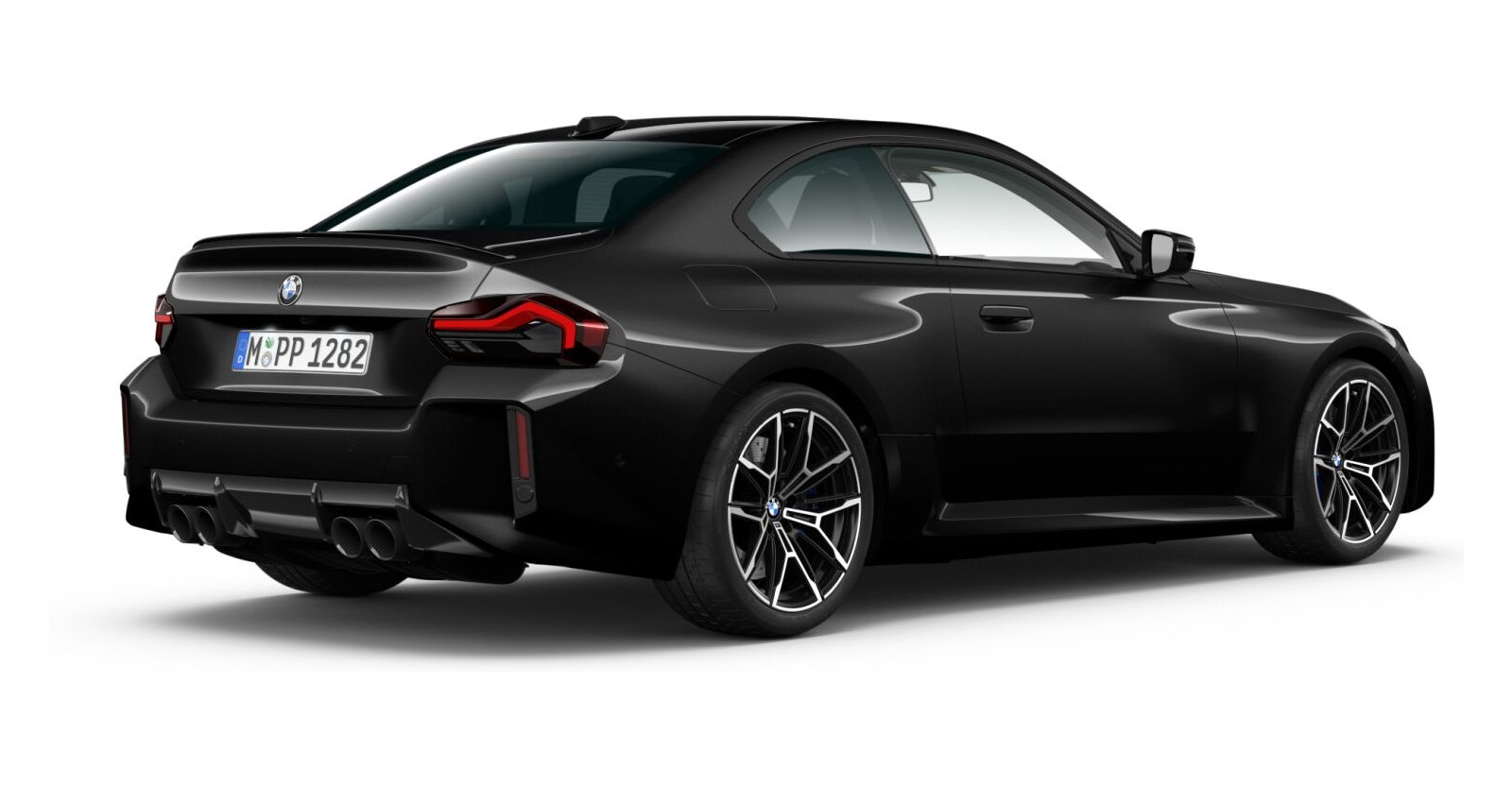 BMW BMW M in Schwarz von hinten BMW BMW M in Schwarz von hinten