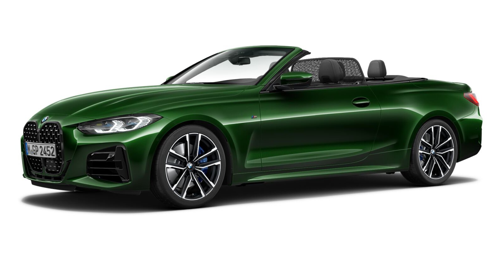 BMW BMW 4er in Grün von vorne BMW BMW 4er in Grün von vorne