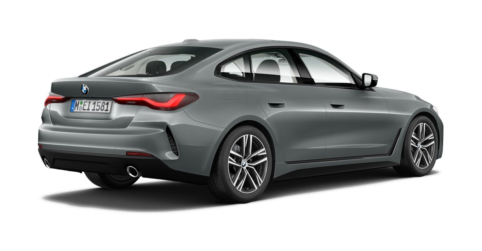BMW BMW 4er in Grau von hinten BMW BMW 4er in Grau von hinten