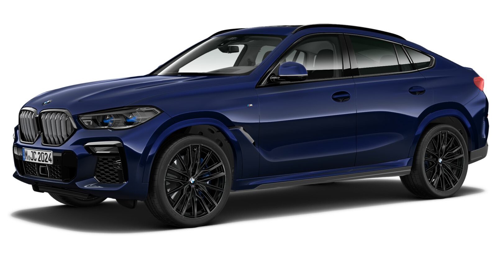 BMW BMW X in Blau von vorne BMW BMW X in Blau von vorne