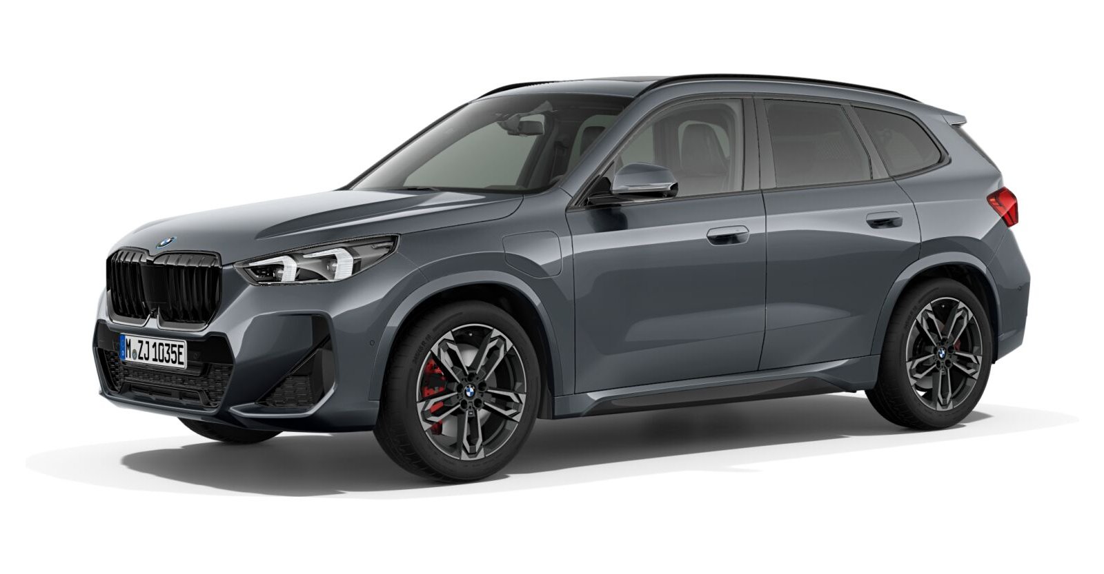 BMW X1 xDrive30e in Grau von vorne BMW X1 xDrive30e in Grau von vorne